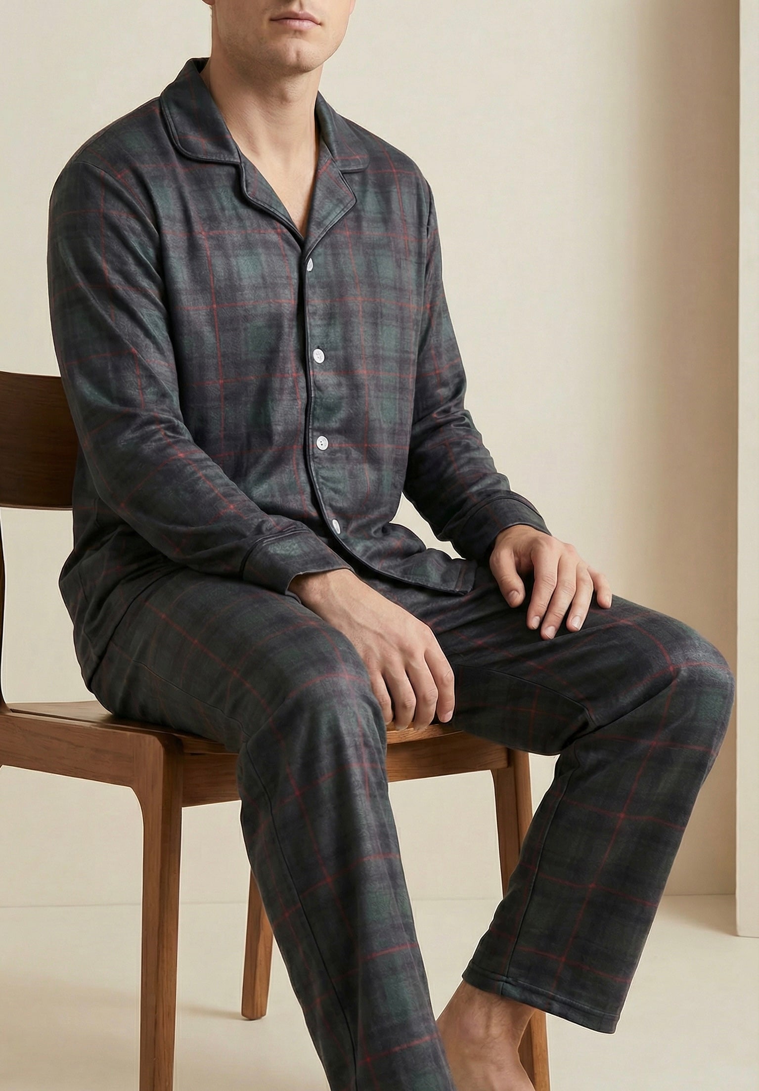 Olive careaux velvet set